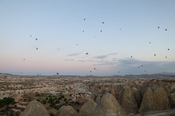 Hot Air Balloons over Cappadocia at Sunrise