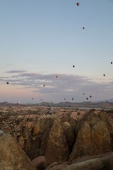 Hot Air Balloons over Cappadocia at Sunrise