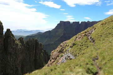 Top of Tugela Falls Overlooking the Drakensberg Escarpment