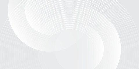 Abstract grey background with dynamic circle illustrator vector modern simple art