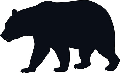 Silhouette of a bear