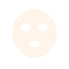 Fototapeta premium Facial Sheet Mask Icon Cream