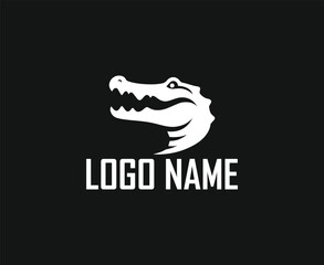 Roaring Alligator Head Logo