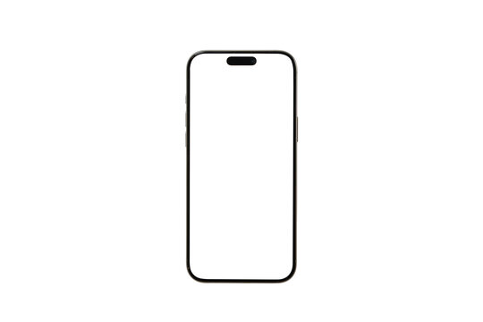 Smart phone mockup set blank isolated Transparent  screen , PNG High quality Image device front view shadow Mobile phone app user experience UX or app UX