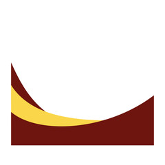 Abstract Wave Geometric Shape Border