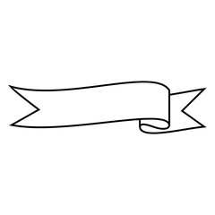 Banner vector icon. Birthday Banner illustration sign. Ribbon Banner symbol or logo.