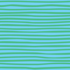Obraz premium Blue and green stripes vector seamless pattern background