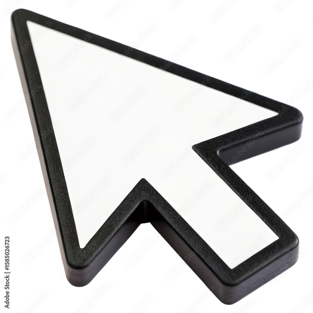 Fototapete Cursor icon with isolated design on a clean white background for digital graphics and web use