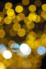 Multicolor light bokeh background 