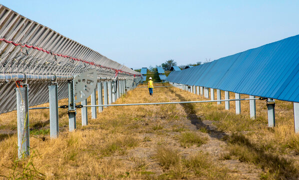 Solar farm in East Texas