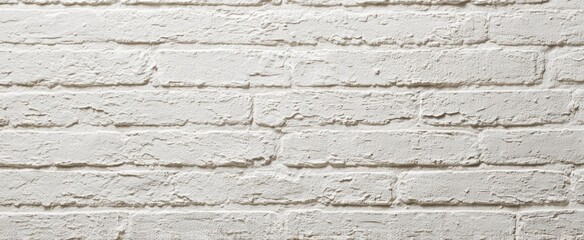 The textured white brick wall showcasing modern minimalist design elements.