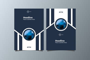 Flyer, A4, Brochure, modern and minimal, business design in eps 10.