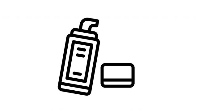 concealer minimalist stroke animation