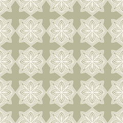 Seamless lace floral background. Luxury texture for wallpaper, wedding designs, invitation, fabric, Vector illustration.