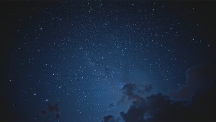 Fototapeta premium Tranquil sky view featuring glittering stars and subtle atmospheric hues