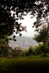 View of Bilbao from a hill