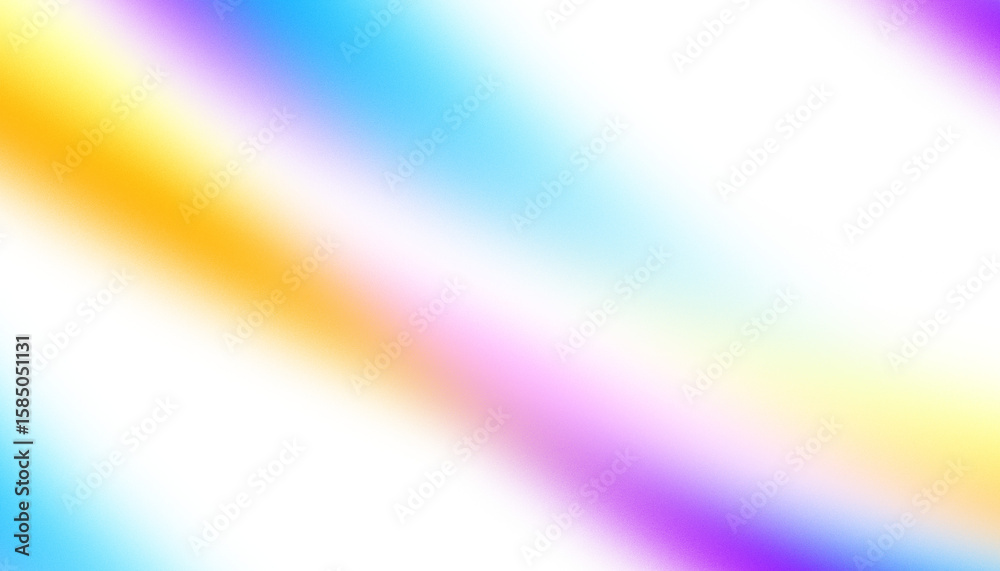 Poster abstract diagonal lines with vibrant color gradients and noise texture.