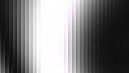 Obraz premium Fractal Glass Gradient Texture. Reed vertical lines patterned glass, overlay with transparent background. Universal monochrome black background stylish gradient