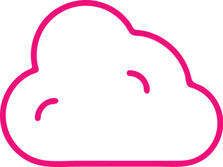 Fototapeta premium Cloud Icon simple icon. Vector ICON all icon Viktor 