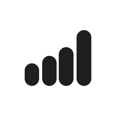 Network icon vector illustration graphical representation used to show the status of a network connection on a computer, mobile phone or printer device.