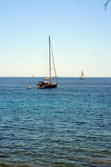 sailboat at sea