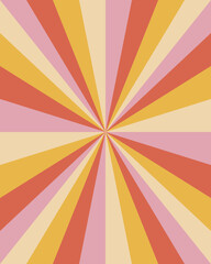 Obraz premium Abstract groovy background in trendy retro style. Vector illustration.