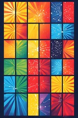 Título: ia generated. grunge striped background. colorful grunge background. grunge striped background with stripes

