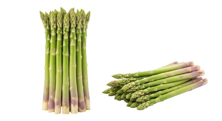 Isolated Asparagus Spears