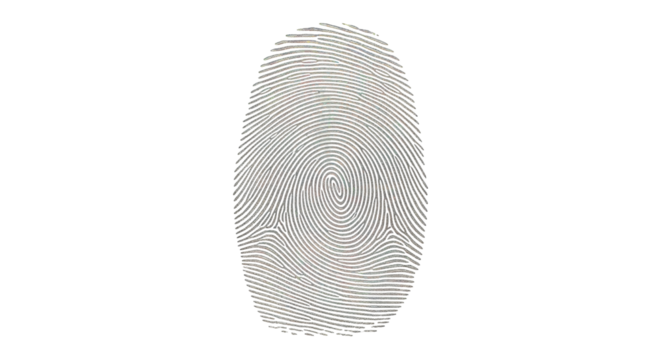 Isolated Fingerprint