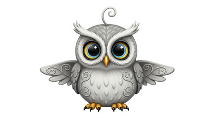 Isolated Cartoon Owl