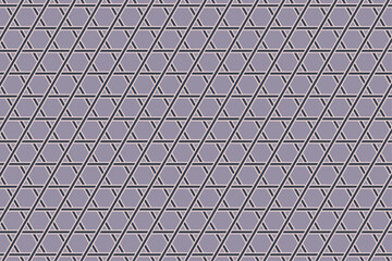 Fototapeta premium Japanese Traditional Kagome Pattern with Indigo Iron and Silver Gray Lines on Pale Gray Background