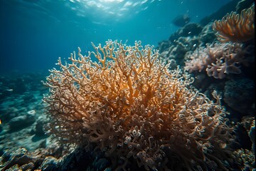Obraz premium ia generated. coral reef in the ocean