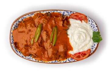 Turkish Iskender Döner Plate
