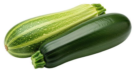 Isolated Green Zucchini