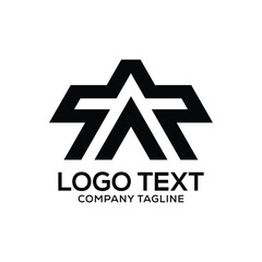 a or am letter creative logo design