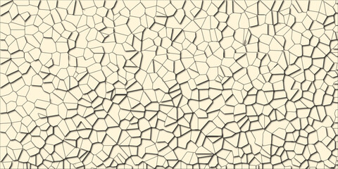 Repeated Cracks in Organic Configuration

