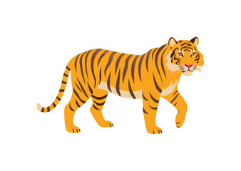 Fototapeta premium Realistic Tiger Vector, Tiger Icon Illustration