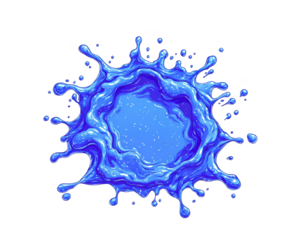 A soft, pastel-colored splash with pink and purple hues, creating a smooth, fluid shape. Concept for creative design, fluid motion, and artistic expression