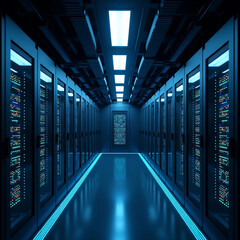 AI Training Server Room
