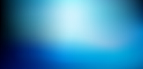 Blue Gradient Blurred Background – Abstract Soft Light Design