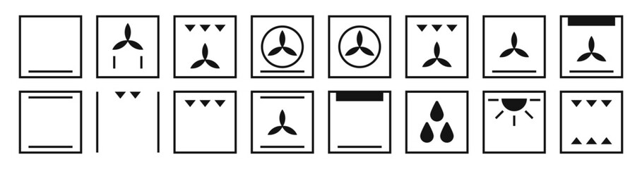 Appliance Icons Set – Minimal Vector Symbols for Kitchen Functions and Features