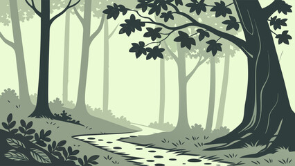 Obraz premium trees in the forest