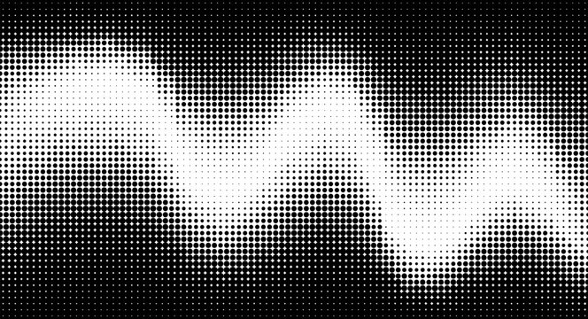 Abstract lighting wave halftone background II
