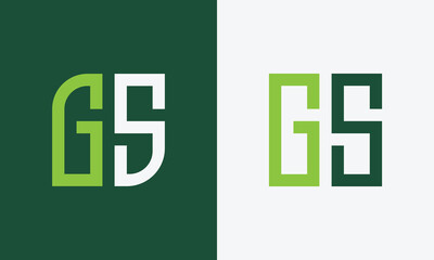 GS monogram logo design