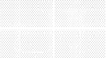 Halftone seamless polka dot texture design. Abstract dotted layout background. Grayscale circular pattern perfect for retro visuals.