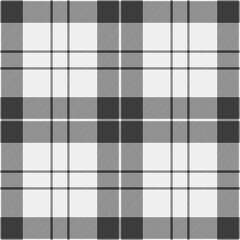 Classic, versatile grayscale plaid pattern. Represents heritage, tradition, and simple elegance. Ideal for backgrounds, textures, or design elements.