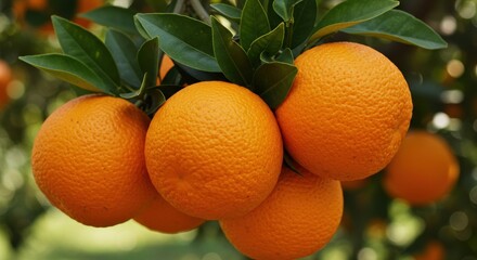 oranges on tree