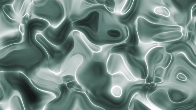 Flujo org&aacute;nico abstracto en tonos verdes y blancos