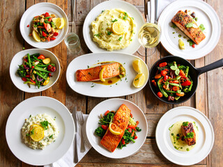 set of food