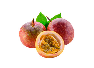 Passion fruit isolated on transparent png